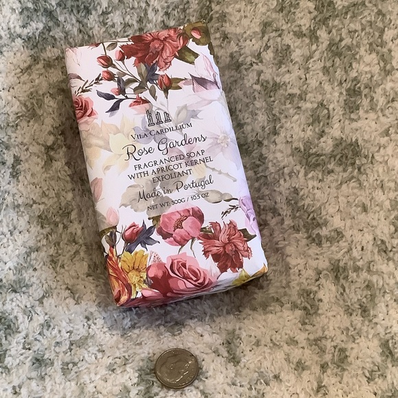 Vila Cardillium Rose Gardens Scented Floral Decor Soap NWT Portugal 10.50 oz - Picture 5 of 14